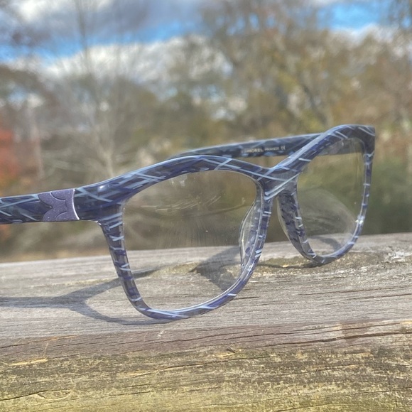 Morel France Koali glasses frames 54[]15 135 black gray Cat eye eyeglasses frame - Picture 8 of 14